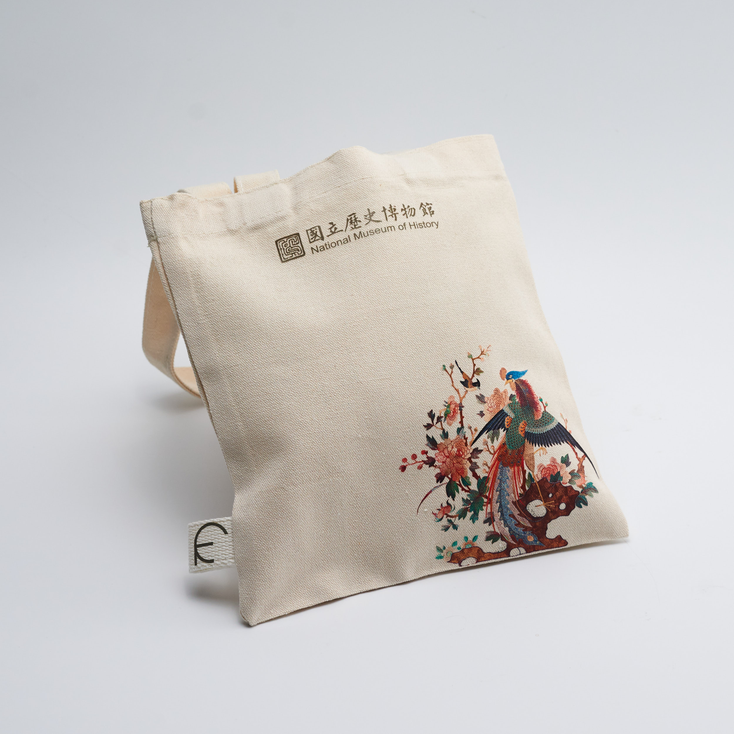 日式經典花鳥刺繡絲光純棉TEE-夏意鳳凰 (紫)