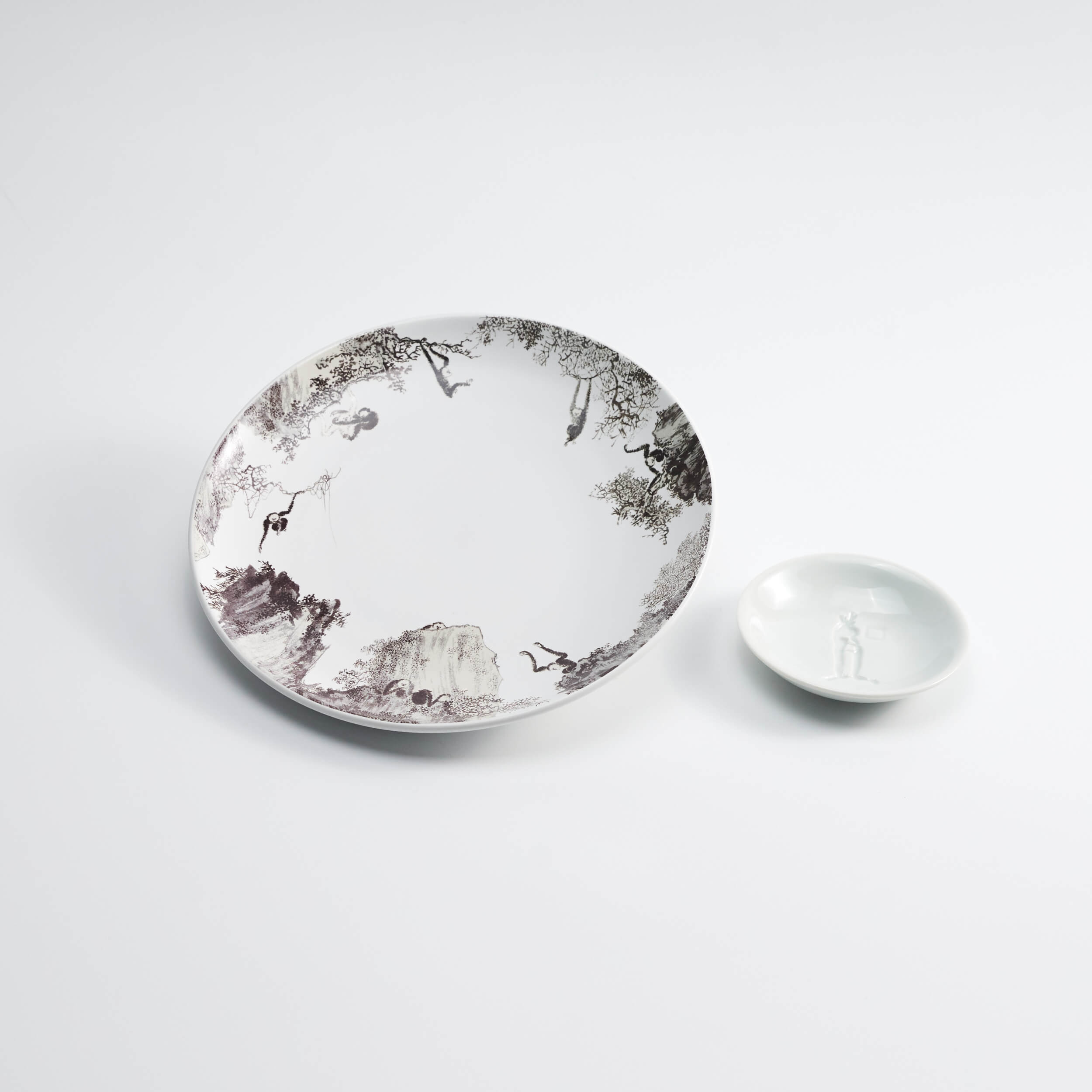 十猿圖盤組禮盒 Ten Gibbons Tableware Set