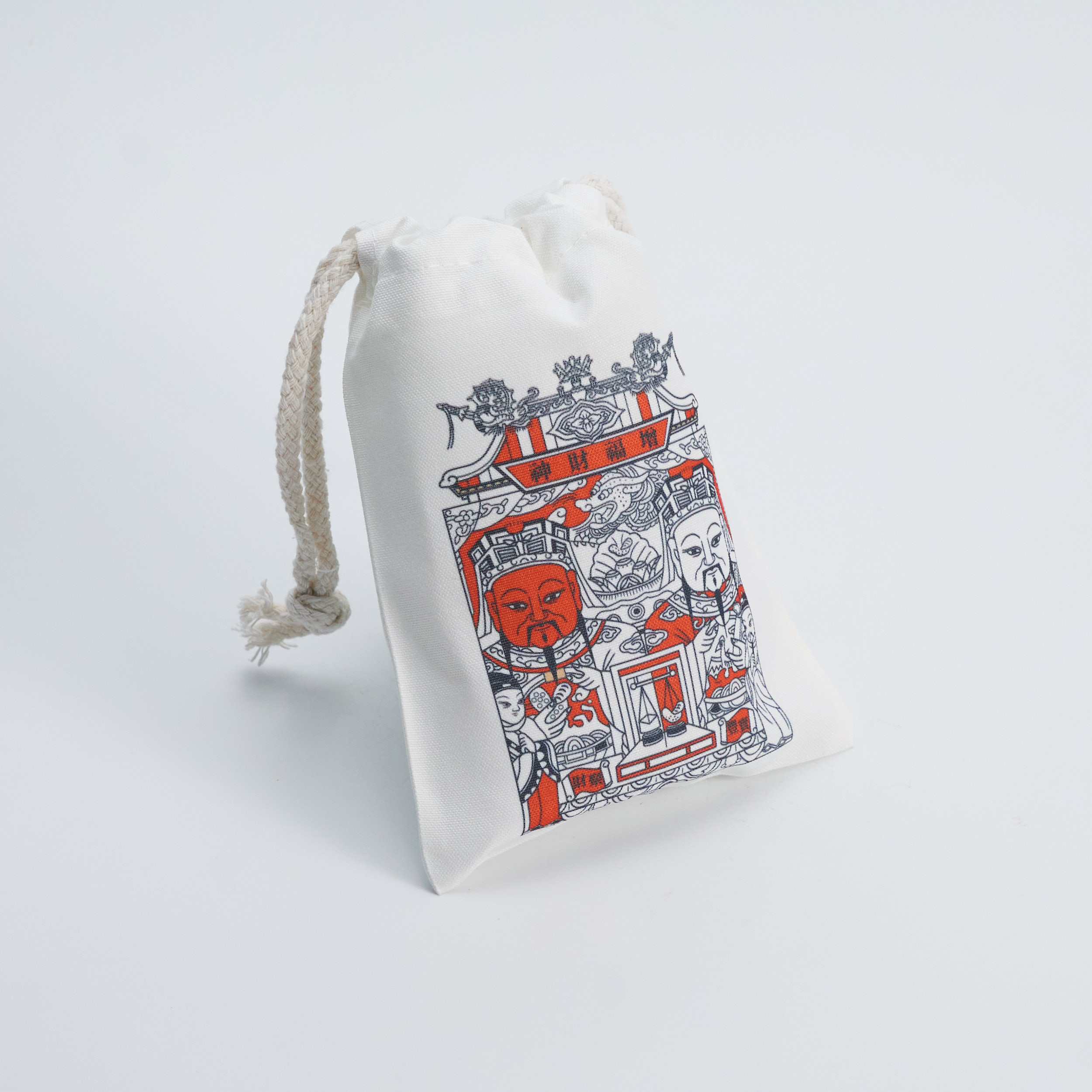束口袋 - 增福財神 Drawstring Bag -  Gods of Wealth
