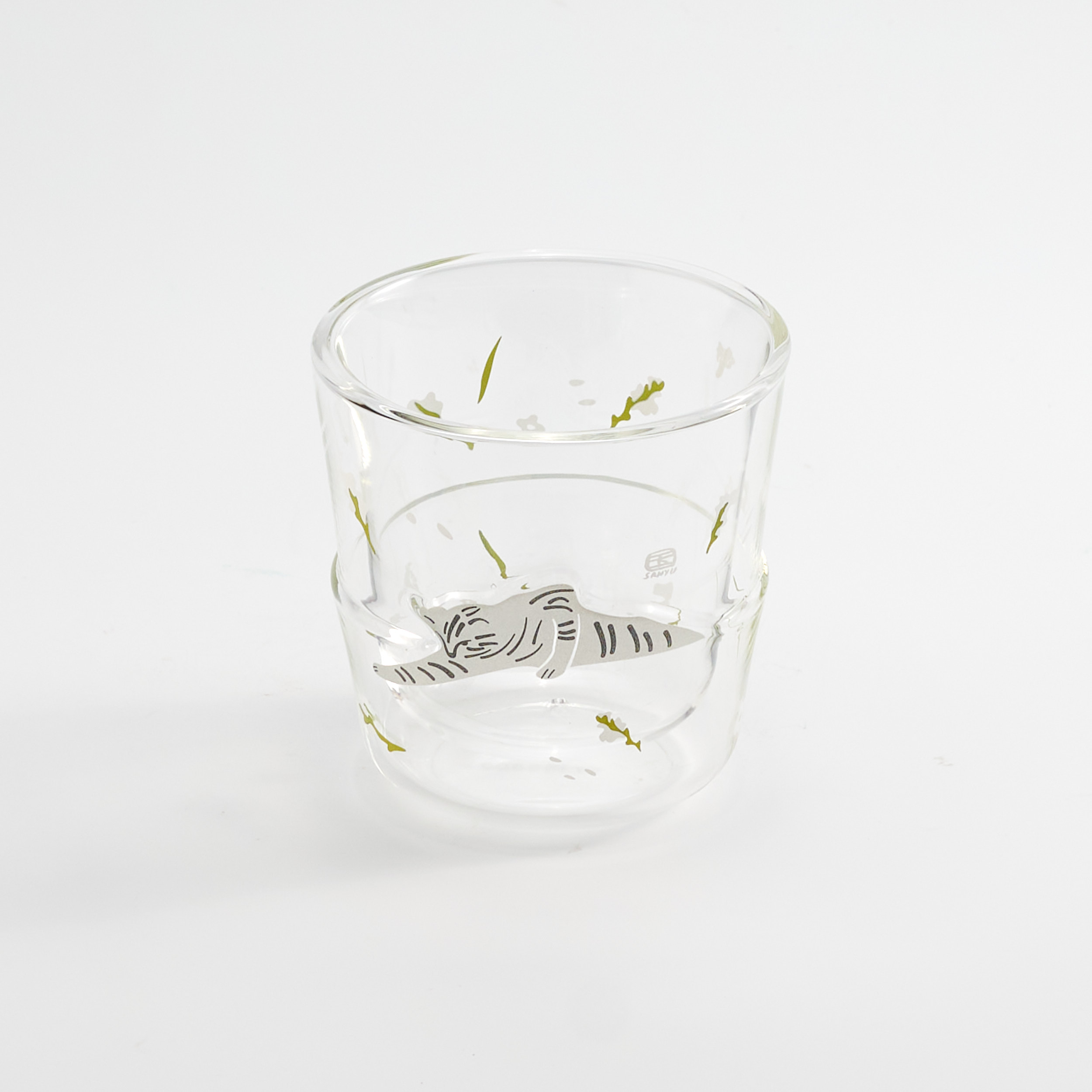 小貓夢遊-雙層玻璃杯-清透 Double Wall Glass Cup (Clean) - Sanyu  