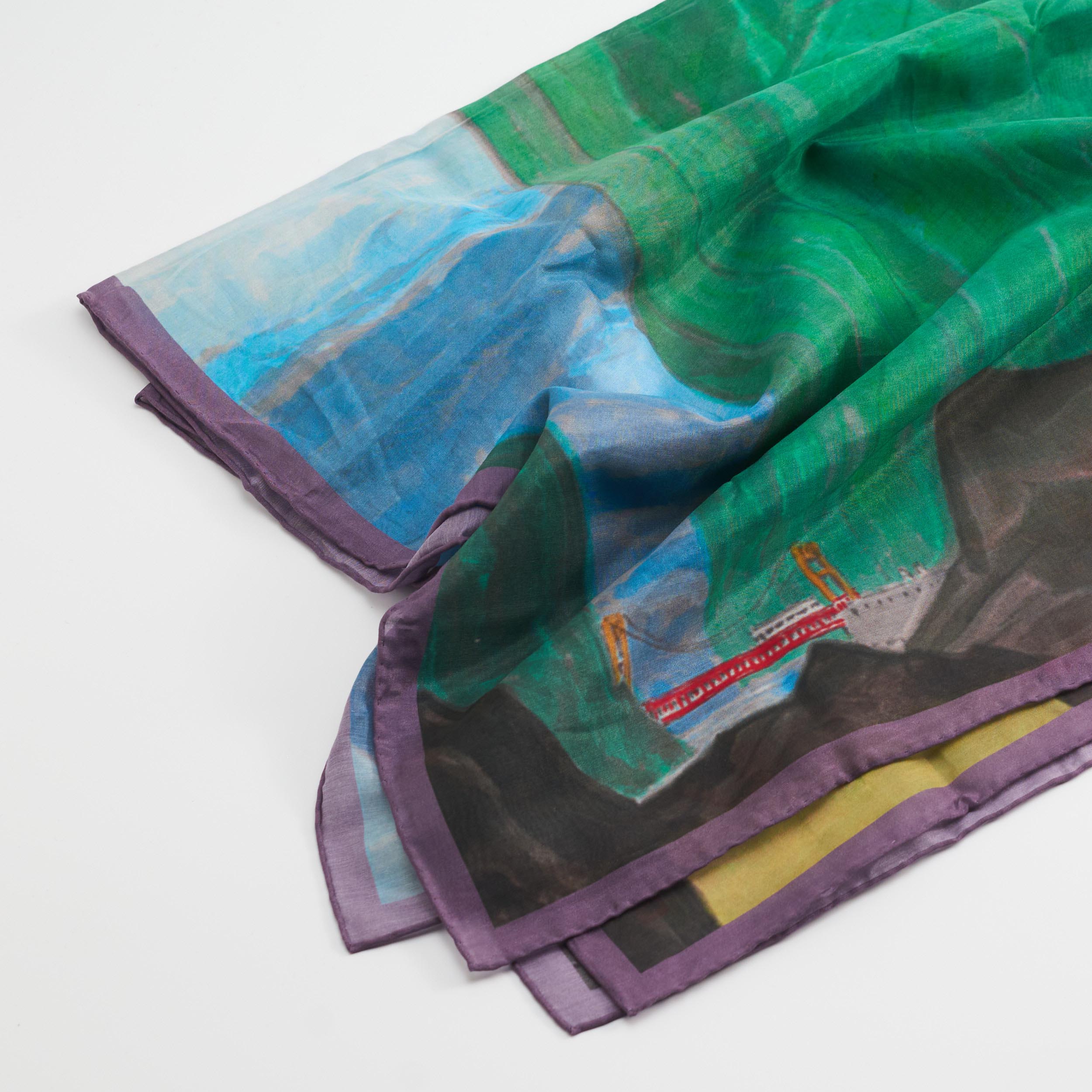 絲巾 太魯閣之美 秋景 The Beauty of Taroko Gorge Scarf