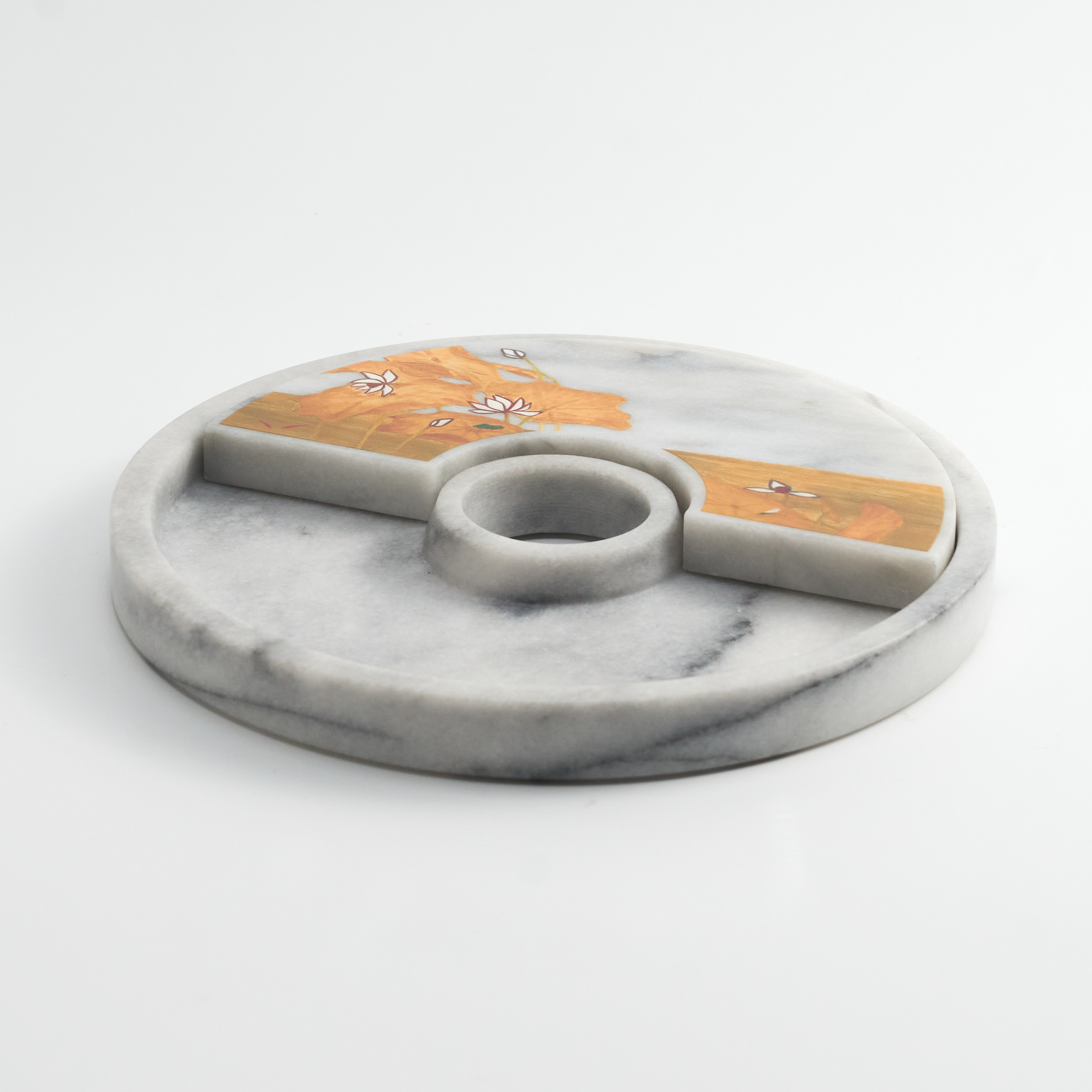 荷花圓盤 Lotus Stone Tray